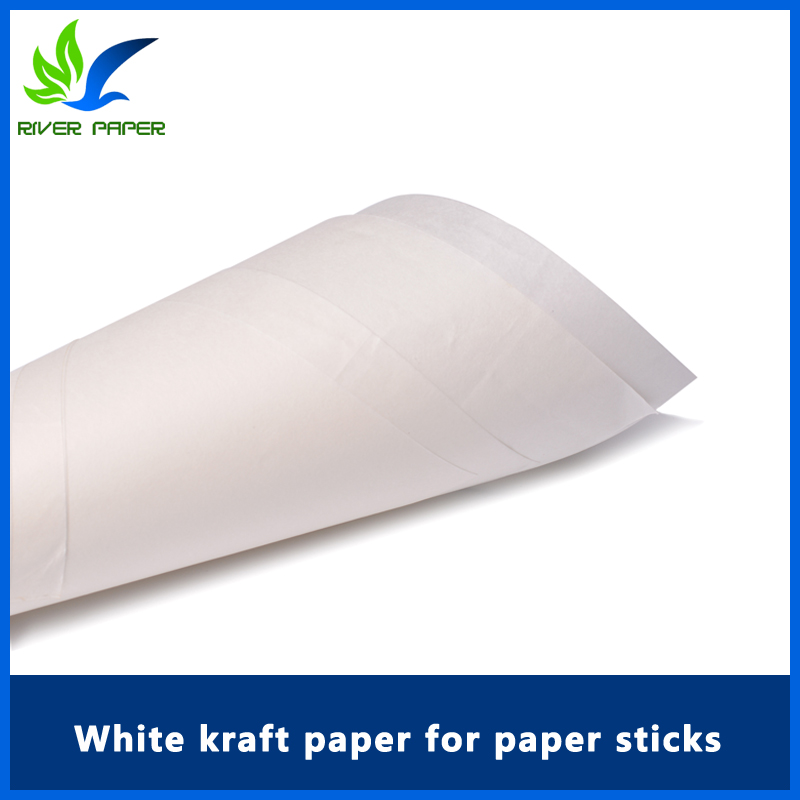 White kraft paper for paper sticks 20-150g