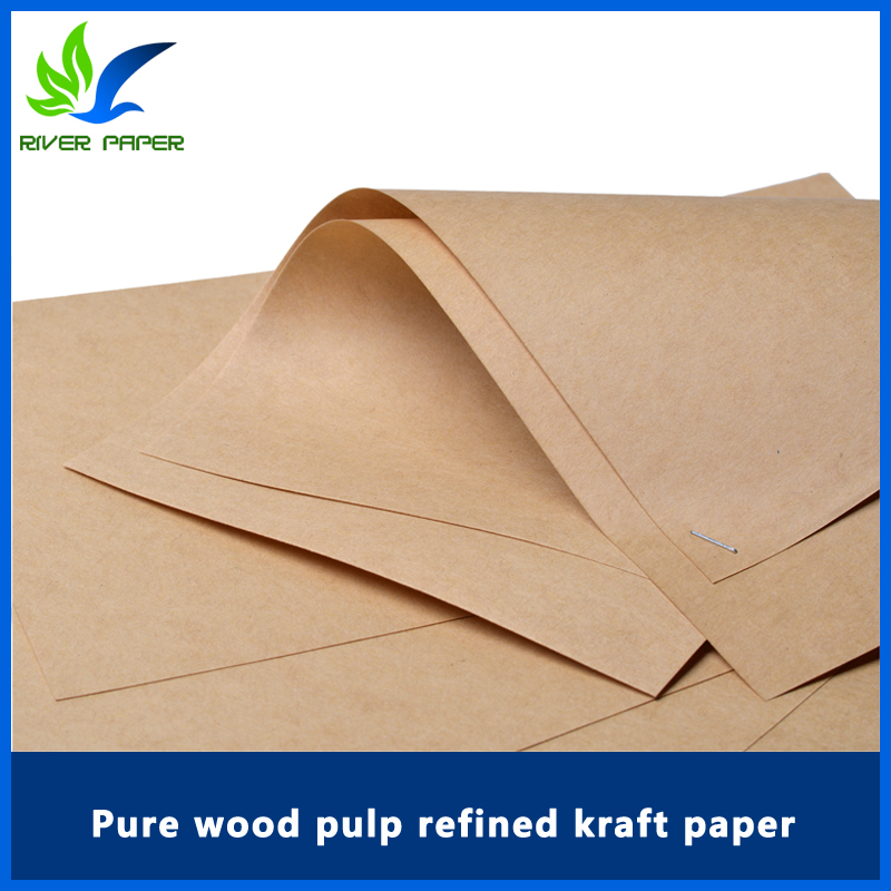 Pure wood pulp refined kraft paper 40-150g