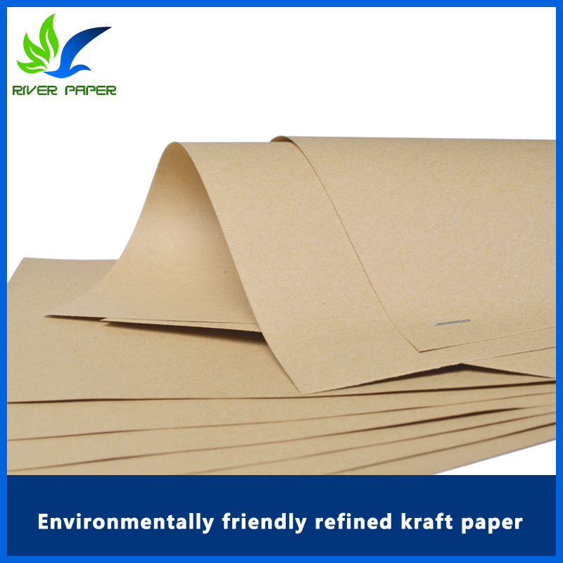 Environmentally friendly refined kraft paper 40-150g