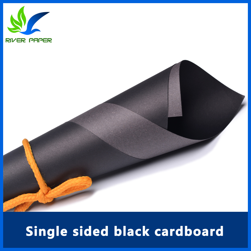 Single sided black cardboard 80-550g