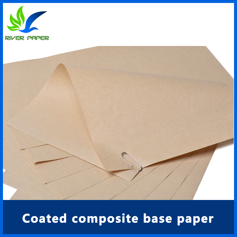 Coated composite ba<x>se paper 20-550g